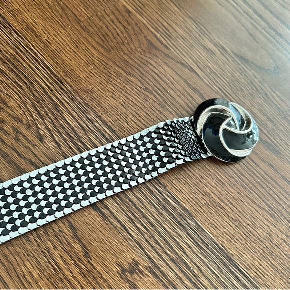 Day-Lor Vintage floral buckle elastic waist belt main image 6